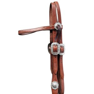 Western Show Bridle Engraved SS